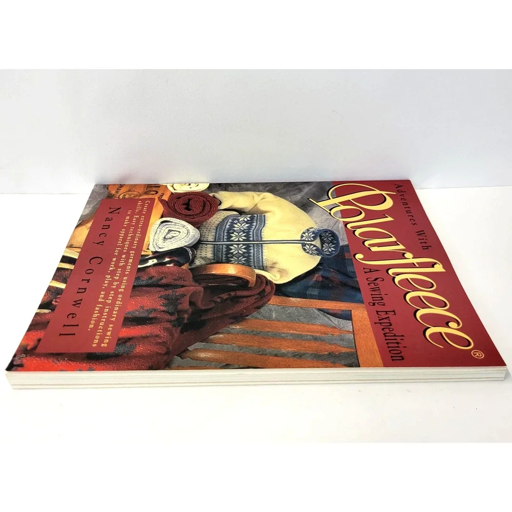 Adventures With Polarfleece Nancy Cornwell Krause Red Large Trade PB Sewing Book